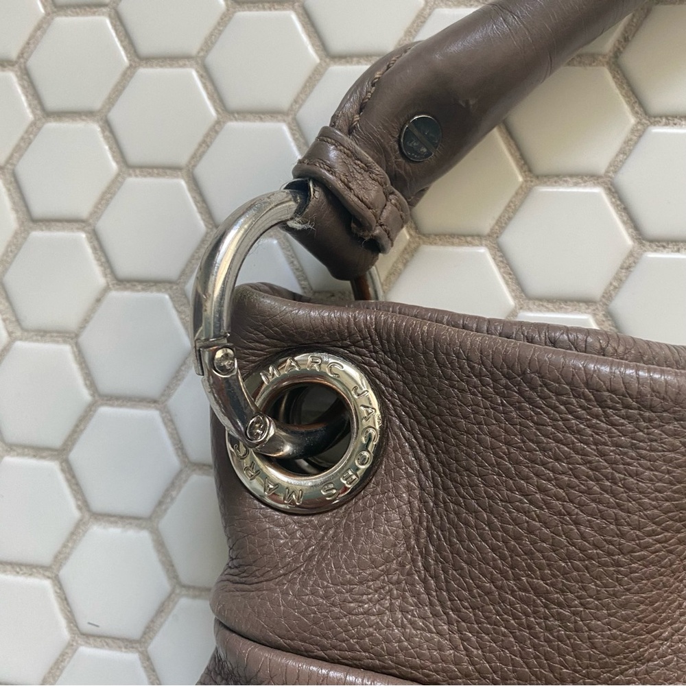 Marc By Marc Jacobs Brown Classic Q Hillier Hobo Womens Shoulder Crossbody - Picture 2 of 9
